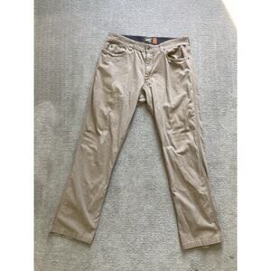 Howler Bros Frontside 5 Pocket Pants Mens 34x32 Khaki Brown Outdoor Utility